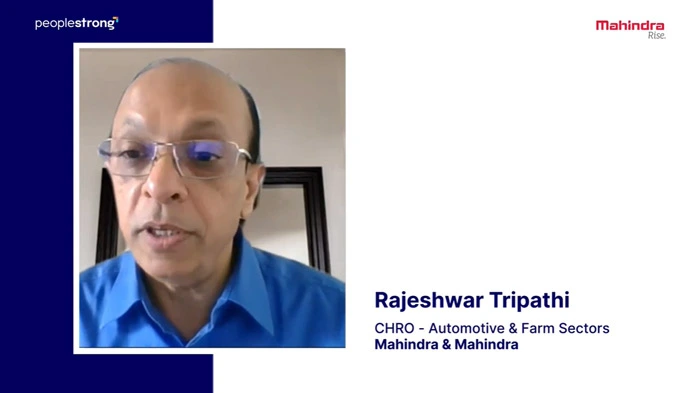 <h4>Menciptakan Dampak Bisnis dengan HR Tech untuk Mahindra & Mahindra | Rajeshwar Tripathi, CHRO</h4> <p>Rajeshwar Tripathi, CHRO dari Mahindra & Mahindra menguraikan cara platform HR Expertise dan HR Tech yang komprehensif PeopleStrong telah memungkinkan perusahaan untuk memahami karyawan mereka dengan lebih baik yang mendorong ke arah hasil bisnis yang lebih baik.</p>