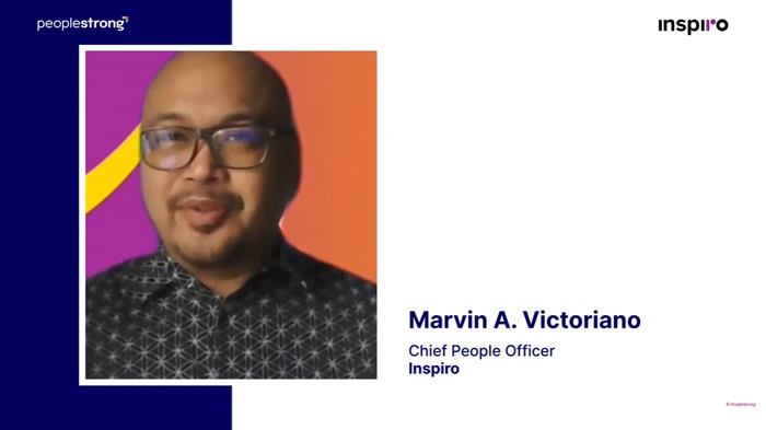 <h4>Membuka Jalan untuk Digitisasi di Inspiro | Marvin Victoriano, Chief People Officer</h4> <p>Marvin Victoriano, Chief People Officer di Inspiro, berbicara tentang cara mereka mengintegrasikan proses SDM untuk memberikan pengalaman single-window (jendela tunggal) untuk 16.000 karyawan di 4 lokasi berbeda dengan PeopleStrong.</p>