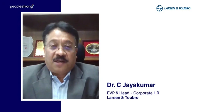 <h4></noscript>Transforming Talent Acquisition at Larsen & Toubro | Dr. C. Jayakumar, EVP & CHRO</h4> <p>Dr. C. Jayakumar, EVP & CHRO at L&T describes how both the time to hire and the quality of hires have improved across 247 locations with PeopleStrong</p>