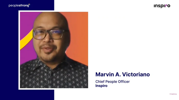 <h4>Paving the Path for Digitization at Inspiro | Marvin Victoriano, Chief People Officer</h4> <p>Marvin Victoriano, Chief People Officer at Inspiro, talks about how they integrated HR processes to provide a single-window experience for 16,000 employees across 4 locations with PeopleStrong.</p>