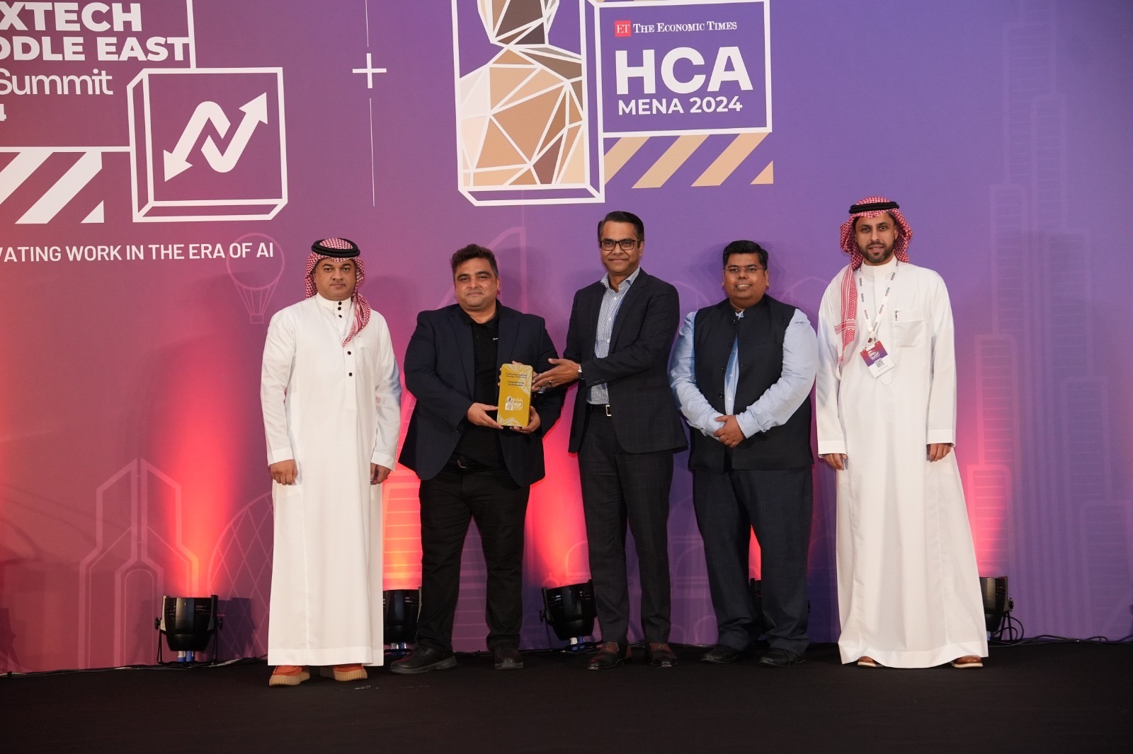 PeopleStrong wins Technology Service Provider of the Year- Gold at 2024 ET HCA MENA