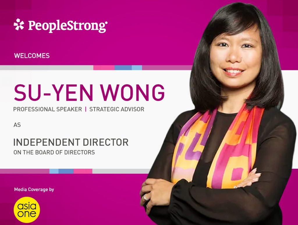 Su-Yen Wong joins PeopleStrong Board
