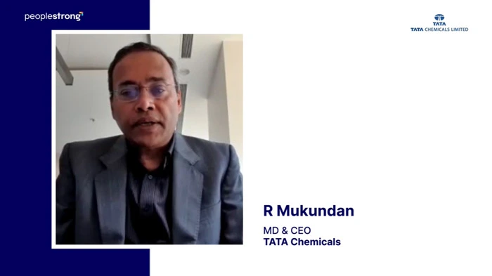 <h4>ปฏิรูปข้อตกลงระยะยาวและการจัดการเงินเดือน Tata Chemicals | อาร์ มุคุนดัน กรรมการผู้จัดการและประธานเจ้าหน้าที่บริหาร</h4>  <p>อาร์ มุคุนดัน กรรมการผู้จัดการและประธานเจ้าหน้าที่บริหาร Tata Chemicals อธิบายว่า PeopleStrong ในโครงการ One Tata Operating Network (OTON) ได้ช่วยปฏิรูปองค์ประกอบหลักด้านทรัพยากรบุคคลอย่างการลา เวลา การมาทำงานและการจัดการเงินเดือนเพื่อยกระดับประสบการณ์ของพนักงานได้อย่างไร</p>