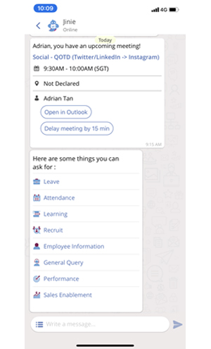  HR Chatbot Jinie