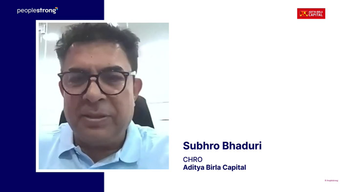 <h4>Simplifying Worklife at Aditya Birla Capital | Subhro Bhaduri, CHRO</h4> <p>Subhro Bhaduri, CHRO at Aditya Birla Capital describes how PeopleStrong's comprehensive and agile HR Tech platform empowered their diverse workforce of 34,000 employees across 3000 locations.</p>