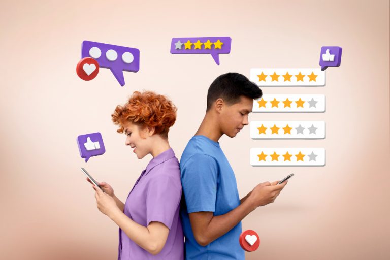 Employee filling engagement surveys