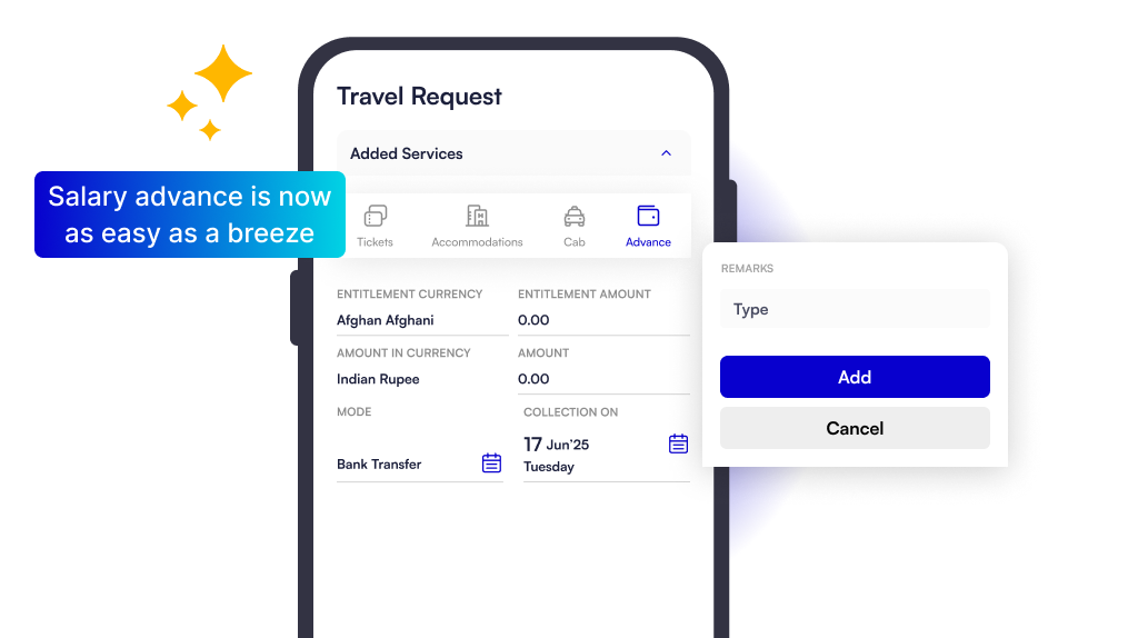 Contextual Advance Disbursements