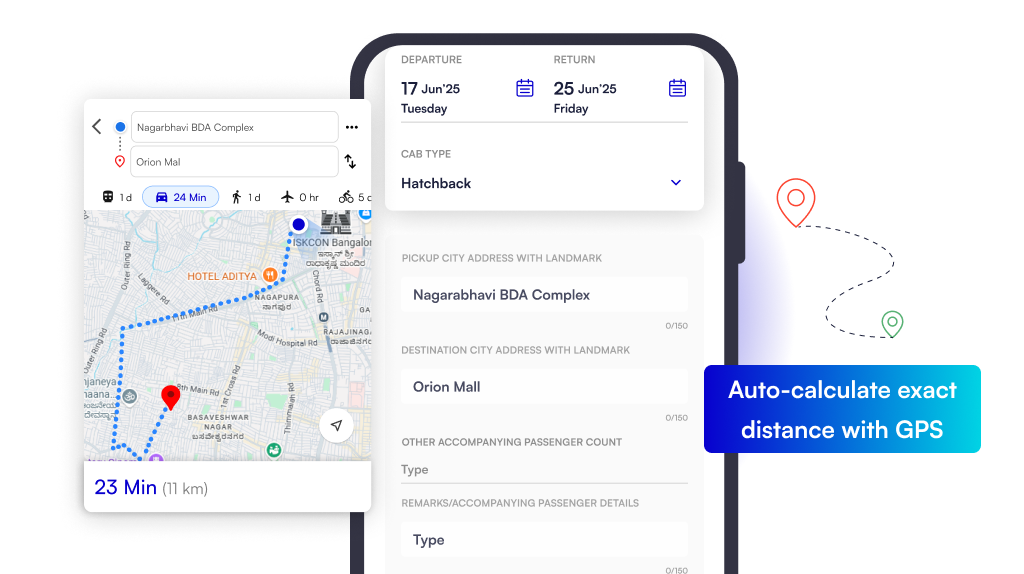 Google Maps Integrated Conveyance
