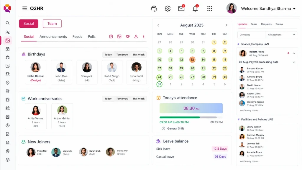 QkrHR Software