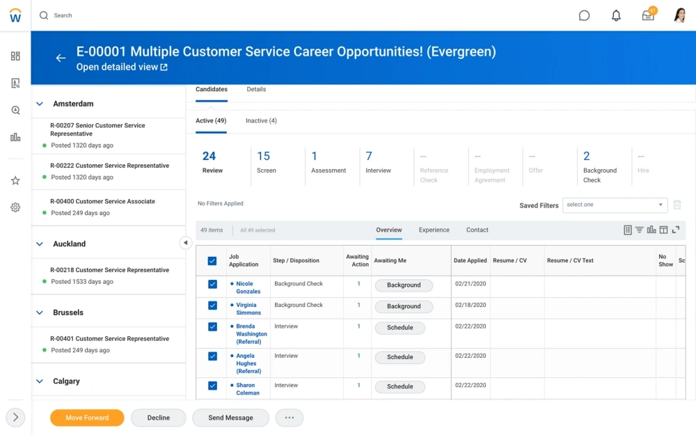 Workday recruitment