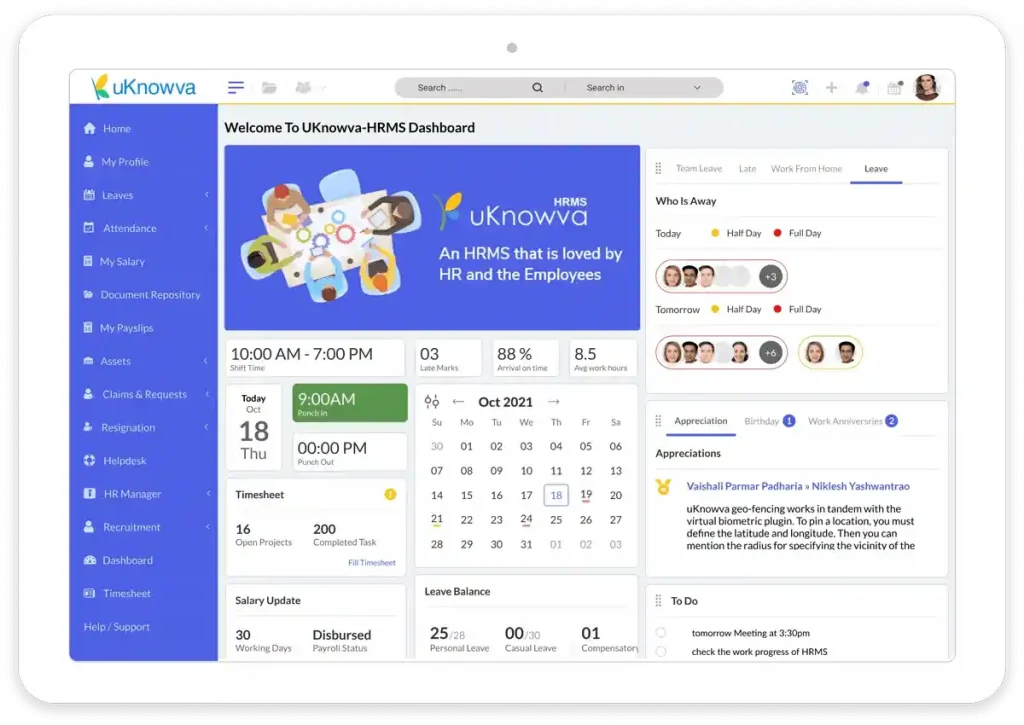 uKnowva HR Software